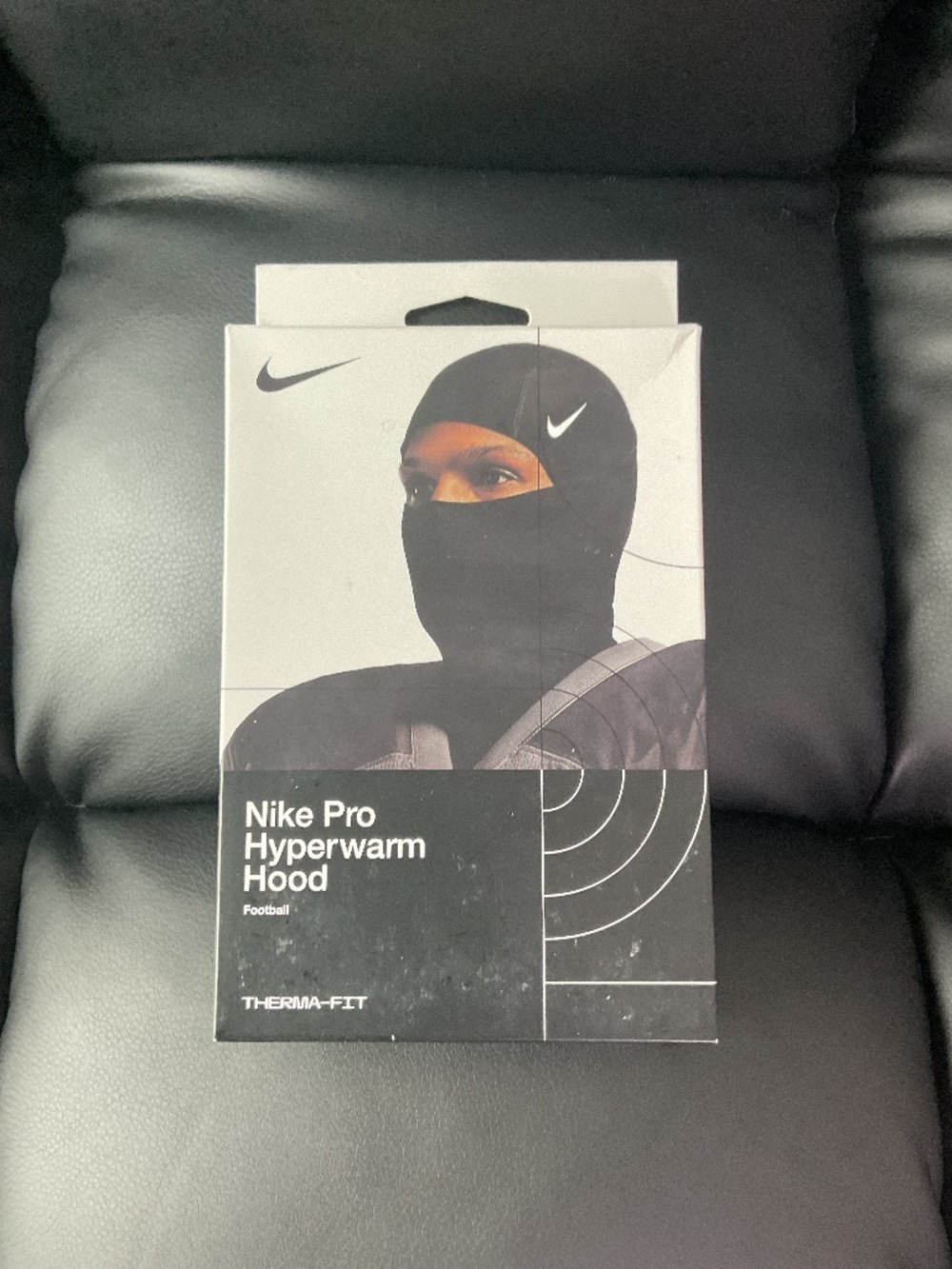 Nike Pro Hyperwarm Hood Therma-FIT Ski Mask Balaclava Black OSFM NWT